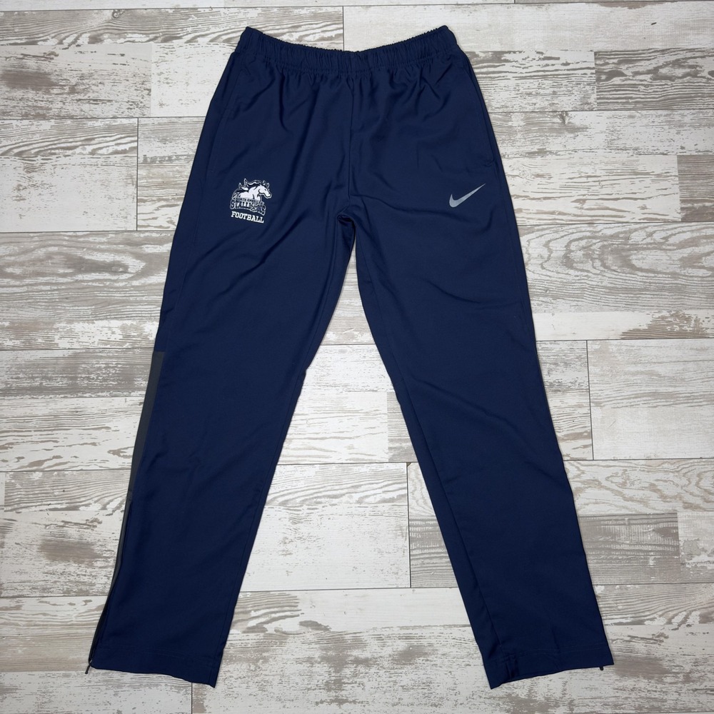 North American Stallions Pants Mens Medium Blue Football Nike Dri Fit Training